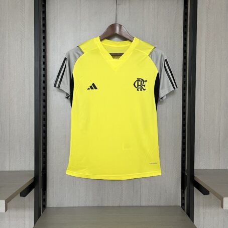 Camisa Flamengo Treino - Feminina - Amarela - 24/25