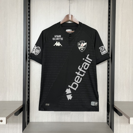 Camisa Vasco III - Patrocínio - Preta – 24/25