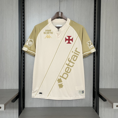 Camisa Vasco III - Branco/Dourado – 24/25