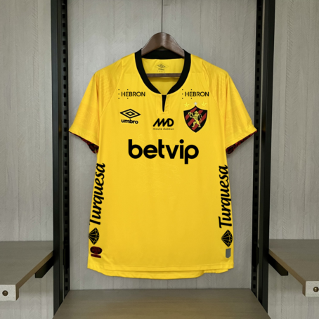 Camisa Sport Recife - Patrocínio - Amarela – 24/25