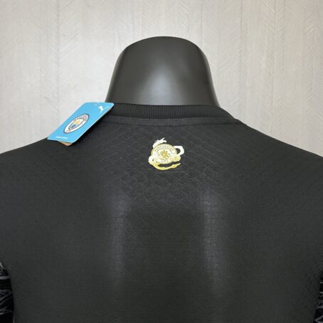 Camisa Manchester City Edição Especial - Modelo Jogador - Preta - 24/25 - Imagem 9