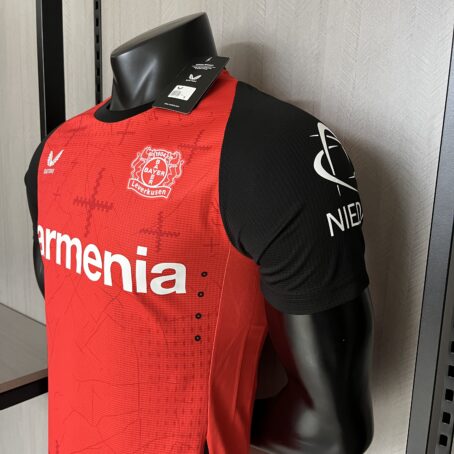 Camisa Bayer Leverkusen - Modelo Jogador - Vermelha - 24/25 - Imagem 7