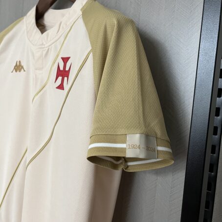 Camisa Vasco III - Feminina - Branca/Dourada - 24/25 - Imagem 10