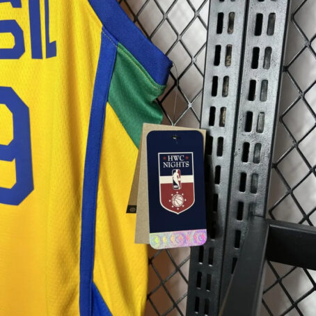 Camisa Regata NBA Brasil - Amarela - #99 L.Dias - 24/25 - Imagem 5