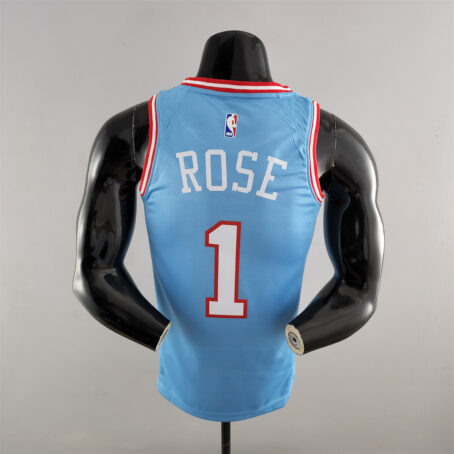 Camisa Regata NBA Chicago Bulls – Azul – #1 Rose - Imagem 8