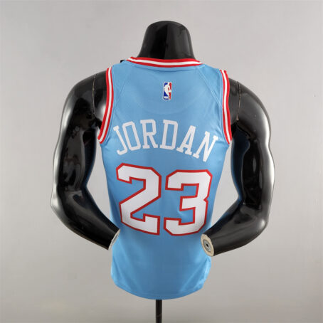 Camisa Regata NBA Chicago Bulls – Azul – #23 Jordan - Imagem 8