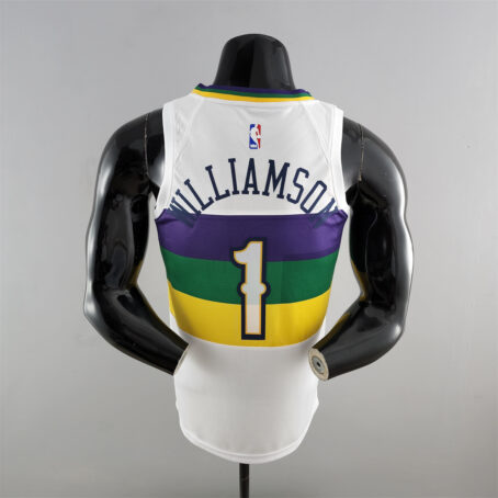 Camisa Regata NBA New Orleans Pelicans – Branca – #1 Willamsin - 2018 - Imagem 8
