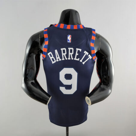 Camisa Regata NBA New York Knicks – Azul - #9 Barrett - Imagem 9