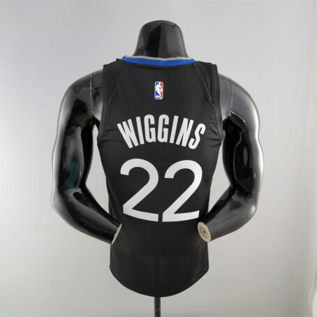Camisa Regata NBA Golden State Warriors – Preta – #22 Wiggins – 2020 - Imagem 9