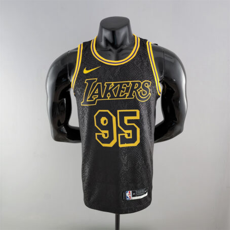 Camisa Regata NBA Los Angeles Lakers – Preta – #95 Toscano