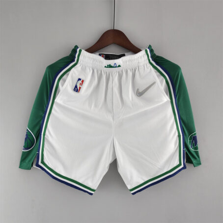 Short NBA Dallas Mavericks - Branco/Verde
