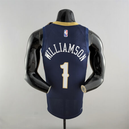 Camisa Regata NBA New Orleans Pelicans – Azul – #1 Williamson – 75 Anos - Imagem 9