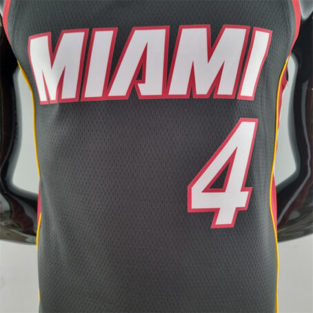 Camisa Regata NBA Miami Heat – Preta – #4 Oladipo – 75 Anos - Imagem 2