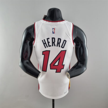 Camisa Regata NBA Miami Heat – Branca – #14 Herro – 75 Anos - Imagem 9