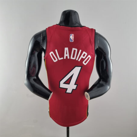 Camisa Regata NBA Miami Heat – Vermelha – #4 Oladipo – 75 Anos - Imagem 9