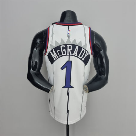 Camisa Regata NBA Toronto Raptors – Branca – #1 McGrady - Imagem 9