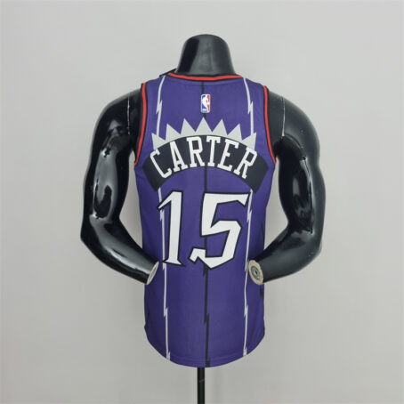 Camisa Regata NBA Toronto Raptors – Roxa – #15 Carter - Imagem 9