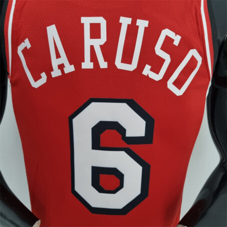 Camisa Regata NBA Chicago Bulls – Vermelha – #6 Caruso - 75 Anos - Imagem 8