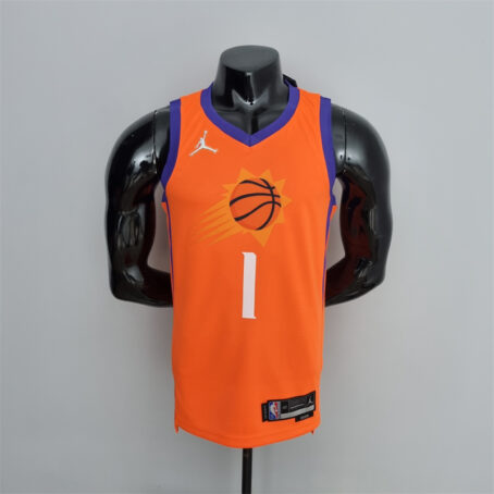 Camisa Regata NBA Phoenix Suns – Laraja – #1 Booker - 75 Anos