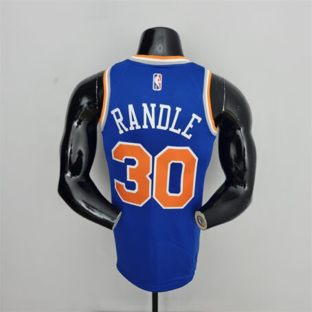 Camisa Regata NBA New York Knicks – Azul – #30 Randle – 75 Anos - Imagem 8