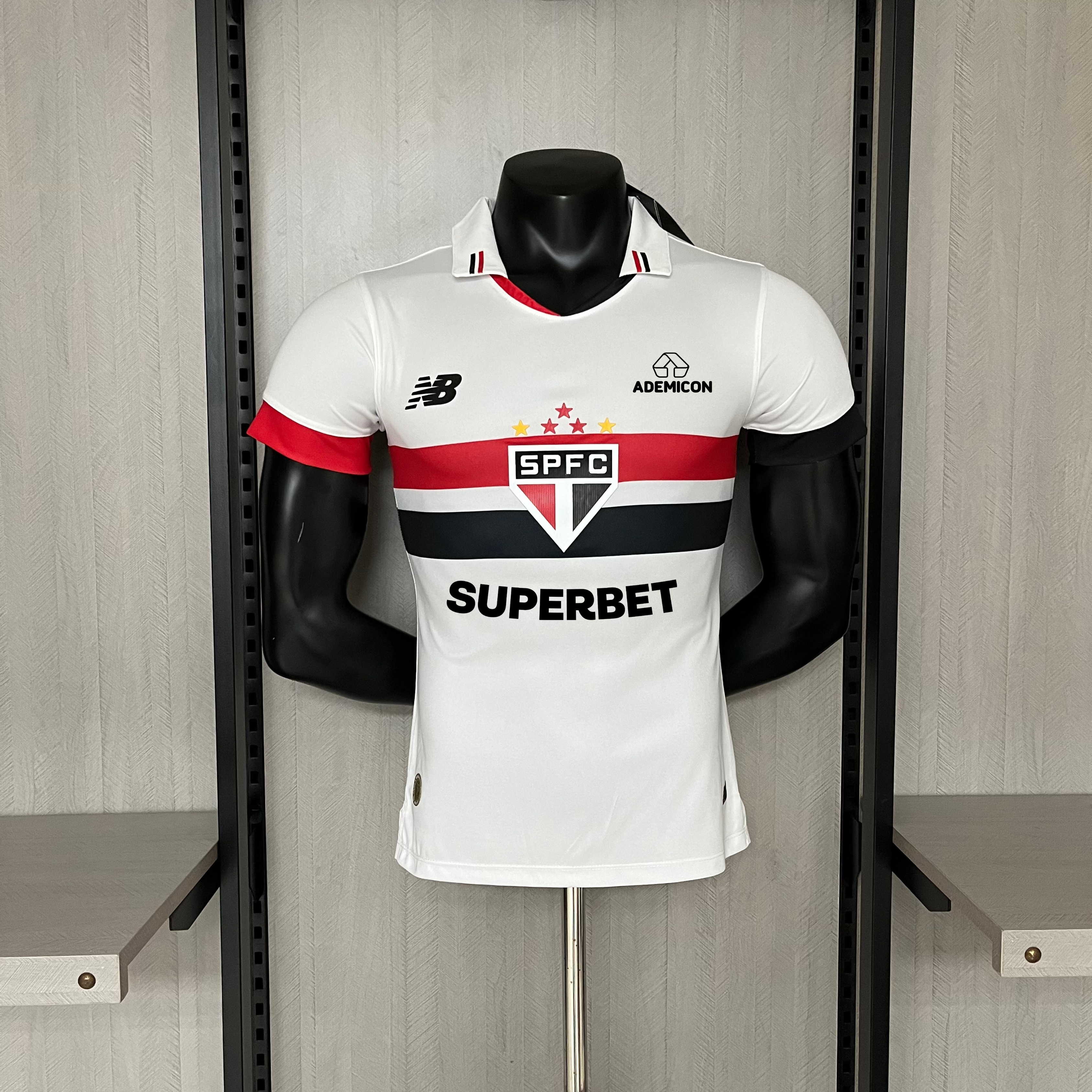 Camisa São Paulo – Modelo Jogador – Patrocínio – Branca – 24/25