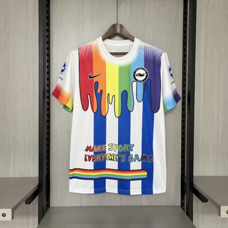 Camisa Brighton - Branca Pre Jogo - 24/25