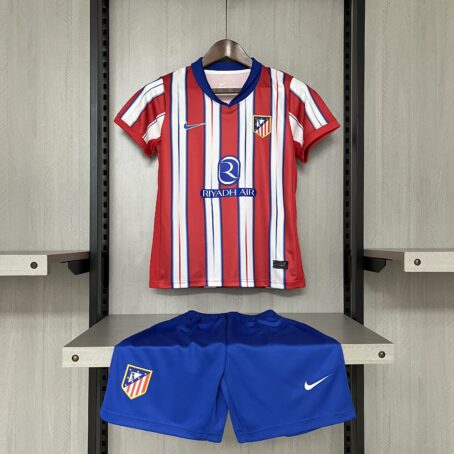 Camisa Atlético de Madrid - Infantil – Branca/Vermelha – 24/25