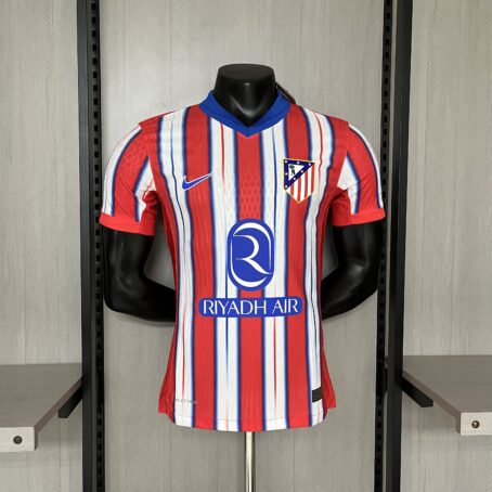 Camisa Atlético de Madrid - Modelo Jogador – Branca/Vermelha – 24/25