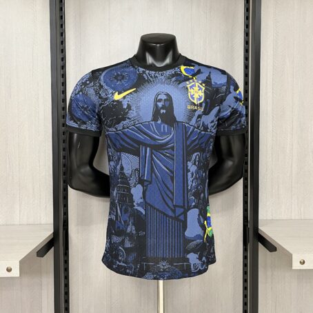 Camisa Brasil Edição Especial - Modelo Jogador - Azul – 24/25