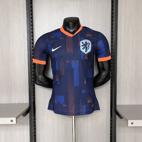 Camisa Holanda - Modelo Jogador - Azul - 24/25