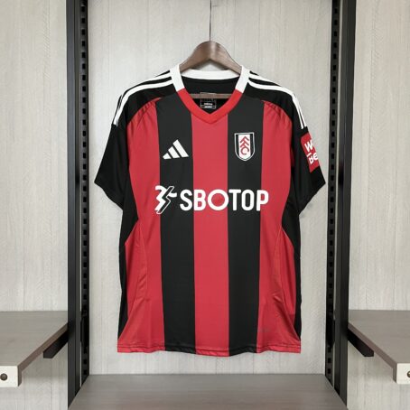 Camisa Fulham - Preta/Vermelha - 24/25