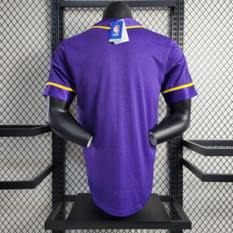 Camisa Stadium NBA Los Angeles Lakers – Roxa - Imagem 11