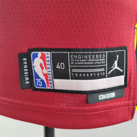 Camisa Regata NBA Miami Heat – Vermelha – #14 Herro – 75 Anos - Imagem 6