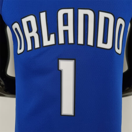 Camisa Regata NBA Orlando Magic – Azul – #1 McGrady - 75 Anos - Imagem 2