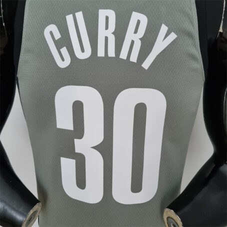 Camisa Regata NBA Brooklyn Nets City – Cinza – #30 Curry - 75 Anos - Imagem 8