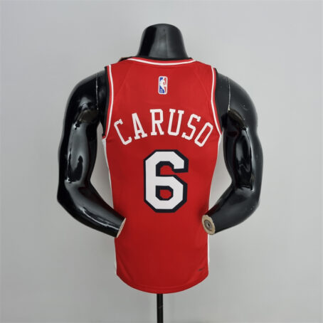 Camisa Regata NBA Chicago Bulls – Vermelha – #6 Caruso - 75 Anos - Imagem 9