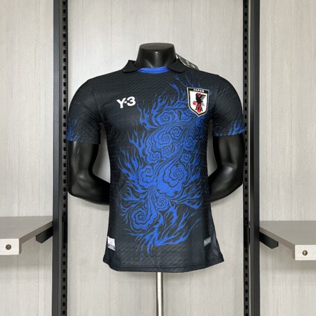 Camisa Japão - Modelo Jogador - Preta/Azul - 24/25
