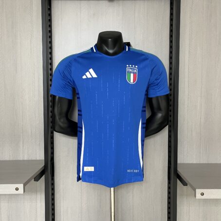 Camisa Itália – Modelo Jogador – Azul – 24/25