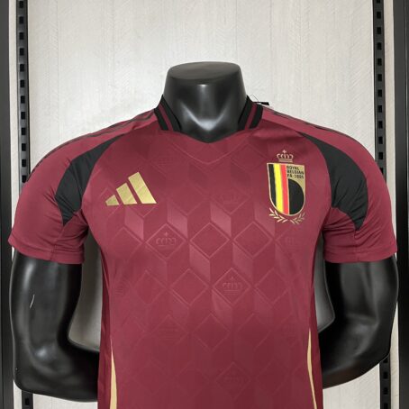 Camisa Bélgica – Modelo Jogador – Grená – 24/25 - Imagem 2