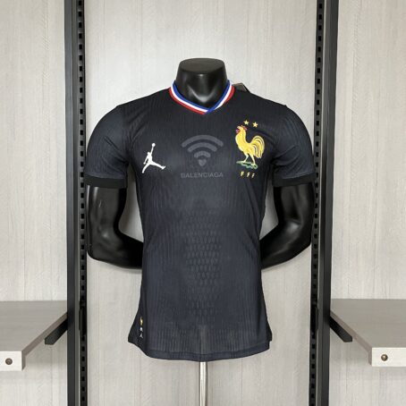 Camisa França - Modelo Jogador - Preta - 24/25