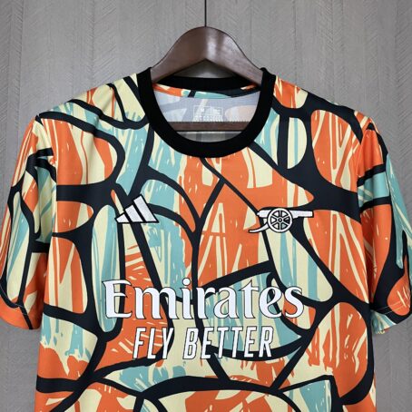 Camisa Arsenal - Colorida Pré Jogo - 24/25 - Imagem 2