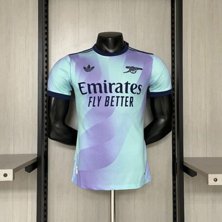 Camisa Arsenal III - Modelo Jogador - Azul - 24/25