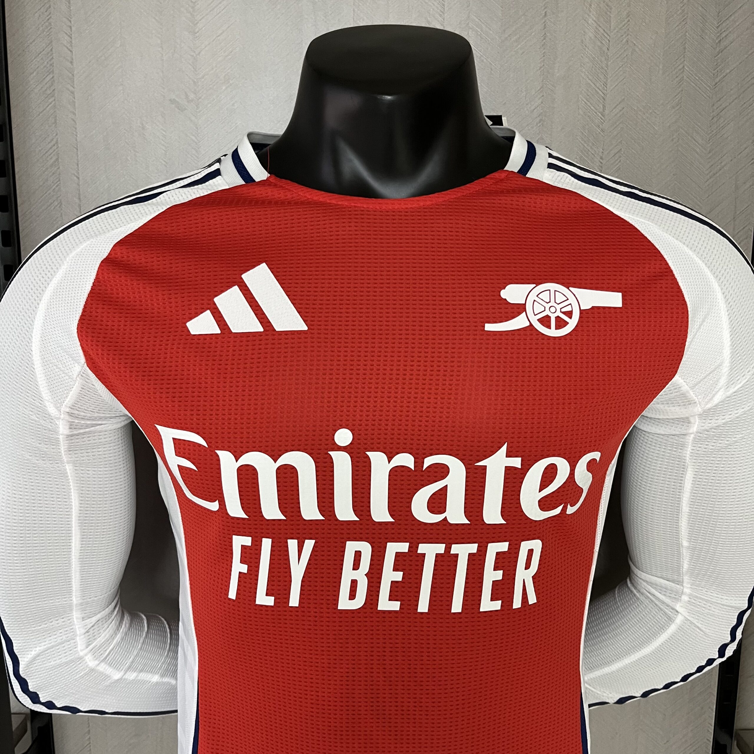 Camisa Arsenal Longa – Modelo Jogador – Vermelha – 24/25