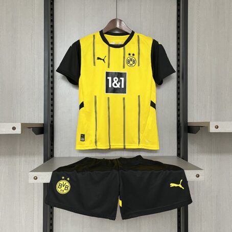 Camisa Borussia Dortmund - Infantil - Amarela - 24/25