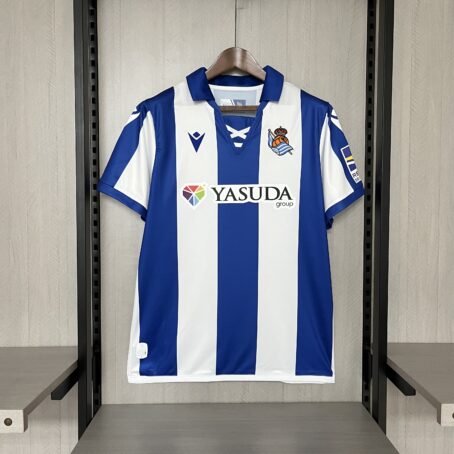 Camisa Real Sociedad – Branca/Azul – 24/25