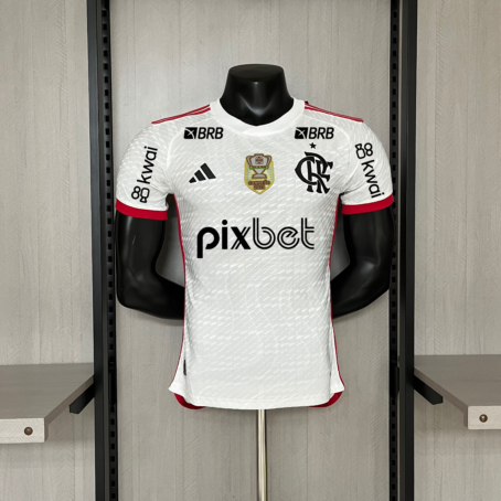 Camisa Flamengo - Copa do Brasil - Modelo Jogador - Branca - 24/25