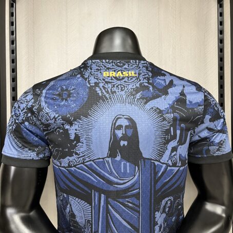 Camisa Brasil Edição Especial - Modelo Jogador - Azul – 24/25 - Imagem 8