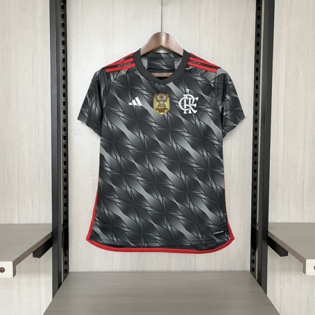 Camisa Flamengo III - Copa do Brasil - Feminina - Cinza - 24/25 - Imagem 2
