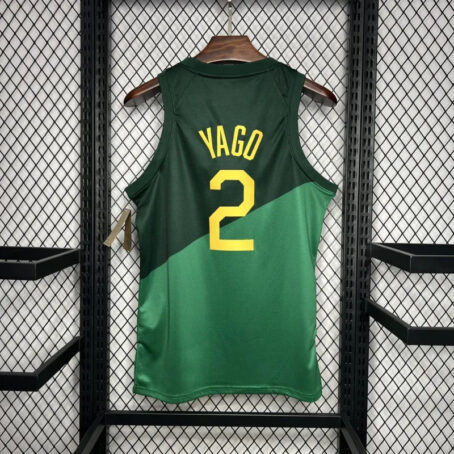 Camisa Regata NBA Brasil - Verde - #2 Yago - 24/25 - Imagem 6