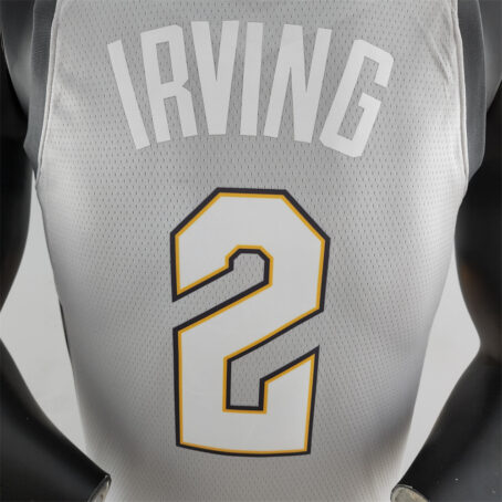 Camisa Regata NBA Cleveland Cavaliers – Cinza – #2 Irving - 2018 - Imagem 8